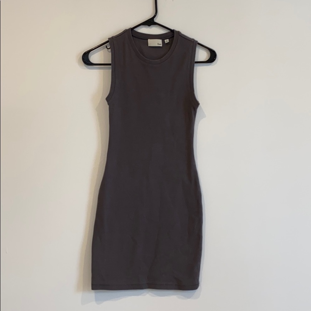 bodycon high neck dress